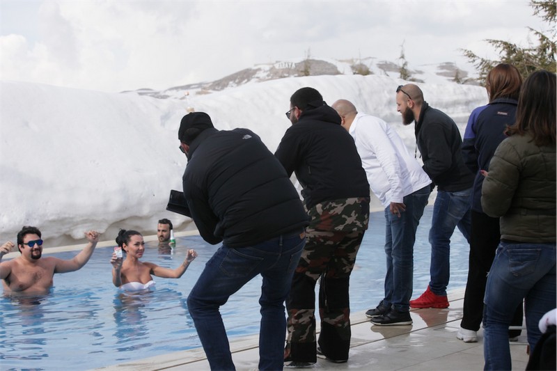 The Snowlarium Mountain Pool Party