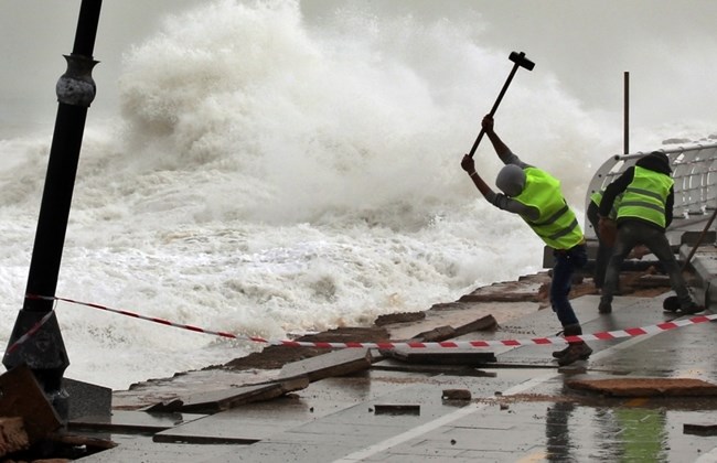 Violent Storm in Lebanon