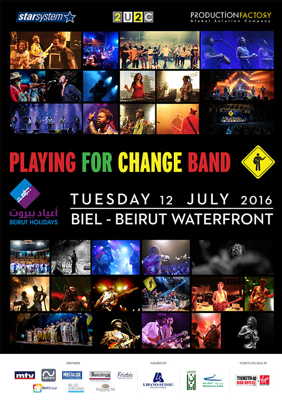 Playing for Change Band at Beirut Holidays