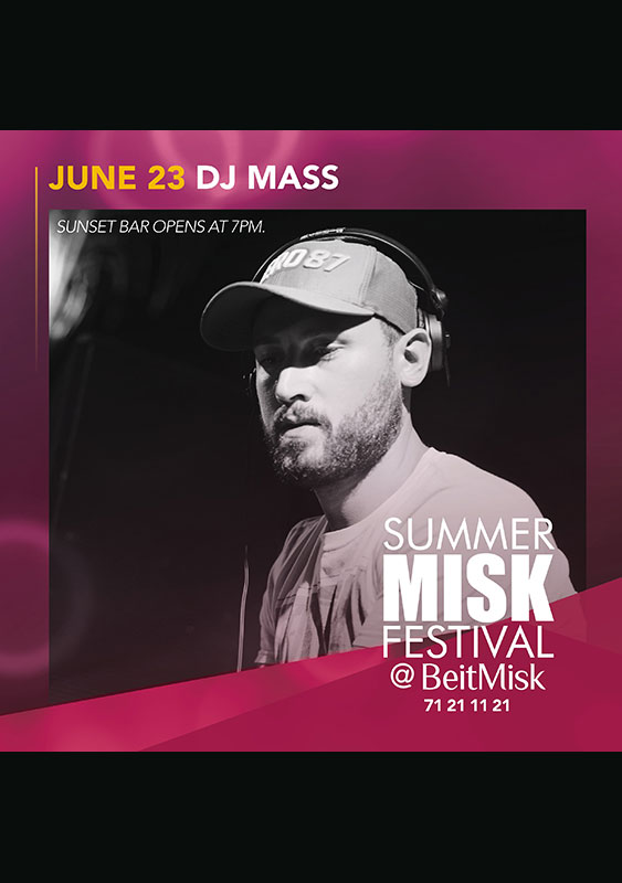 DJ Mass at Summer Misk Festival