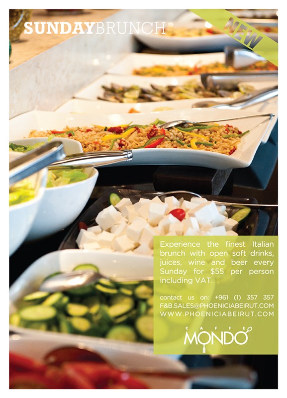 Sunday Brunch at Caffe Mondo