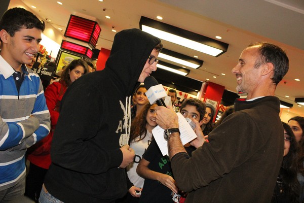 Tanguy in Virgin Megastore