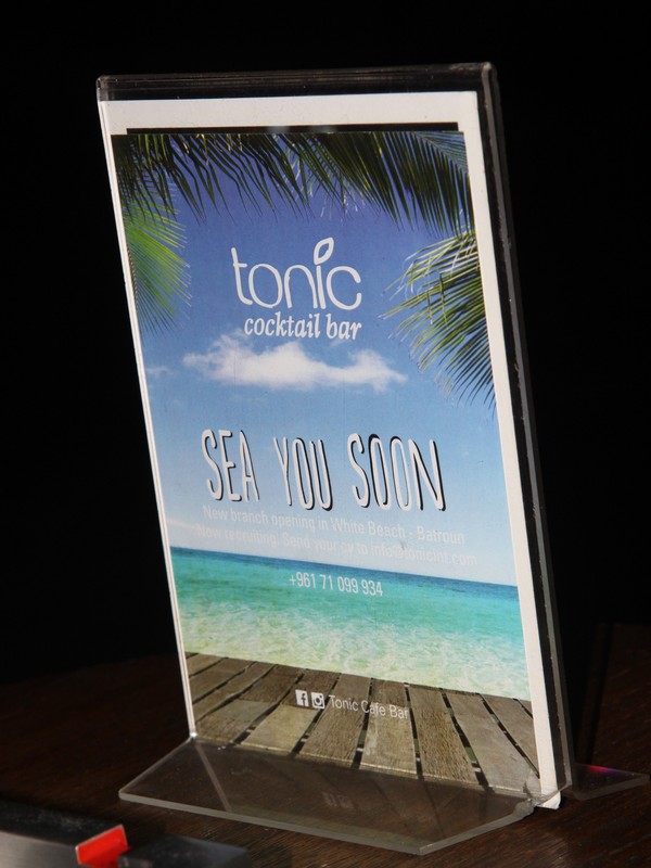 Tonic on Saturday Night