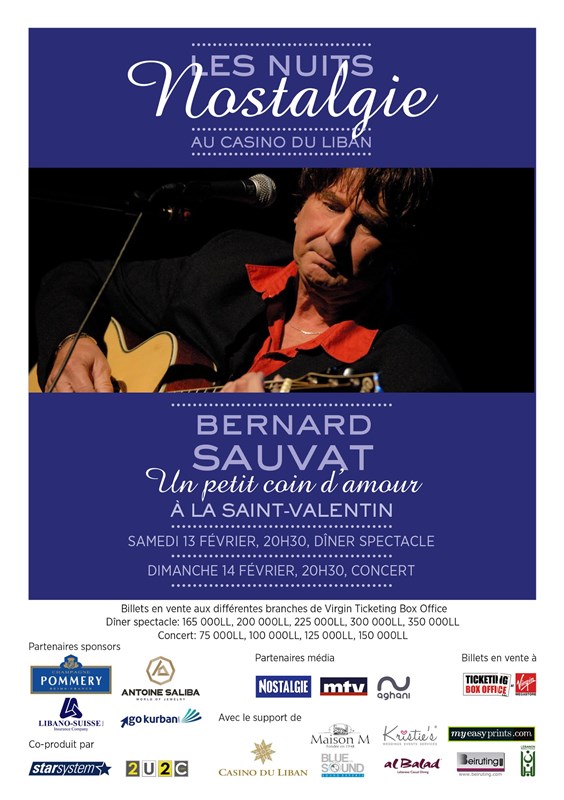 Bernard Sauvat Au Casino Du Liban