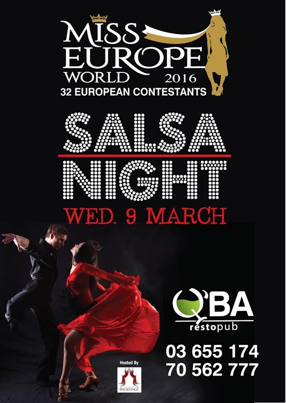 Miss Europe World 2016 Salsa Night