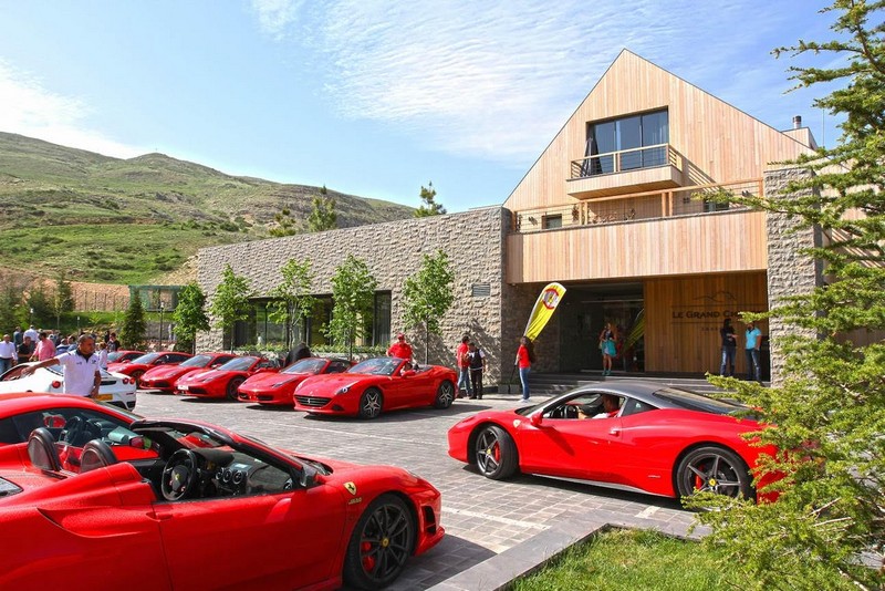 Ferrari Owners Club Ride to Zaarour