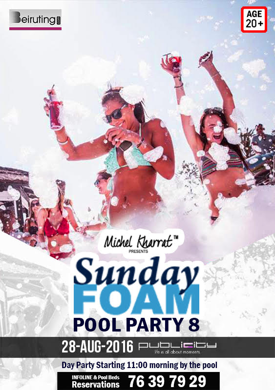 Official Foam Party 8 by Michel Kharrat Part 1