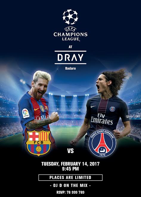 Barcelona vs. Paris Saint Germain at Dray