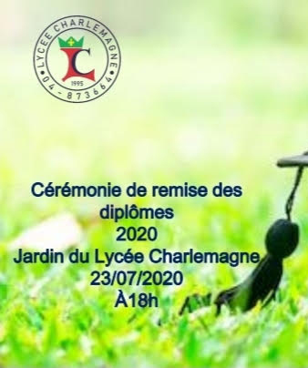 Ceremonie de remise des diplomes 2020