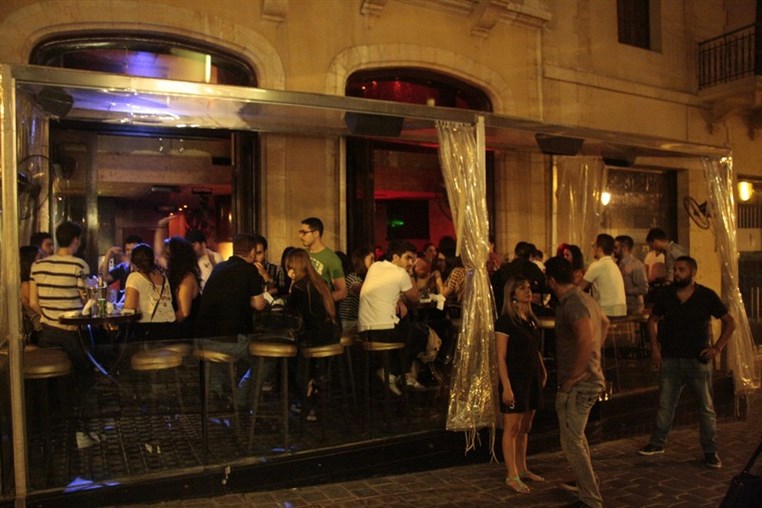 Uruguay street on Saturday Night
