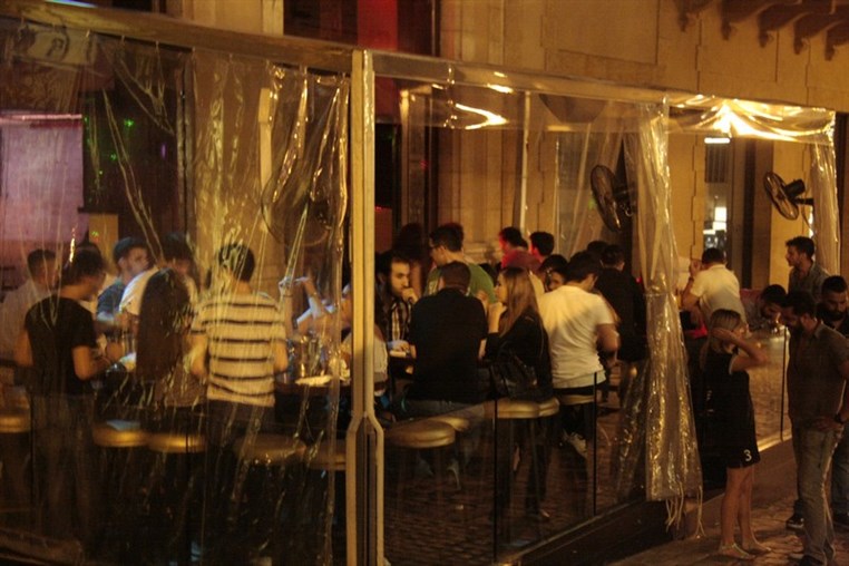Uruguay street on Saturday Night