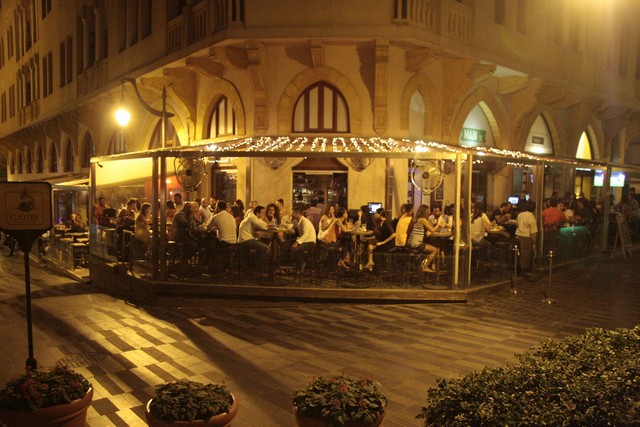 Uruguay Street on Saturday Night