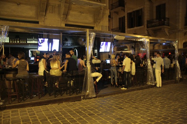 Uruguay Street on Saturday Night 