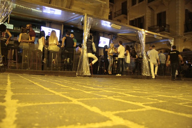 Uruguay Street on Saturday Night 