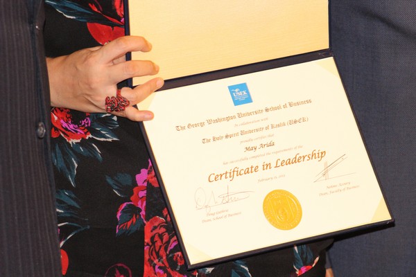USEK 2nd Certificate in Leadership Ceremony
