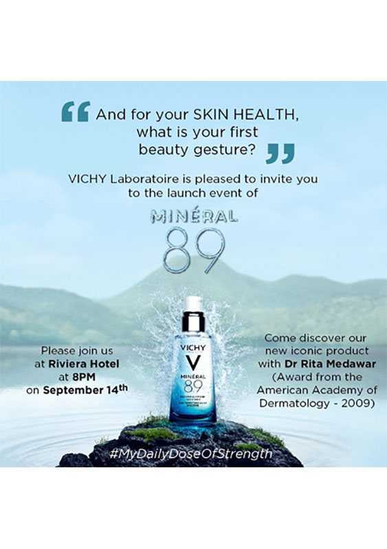 Launching Vichy Mineral 89