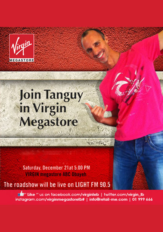 Tanguy in Virgin Megastore