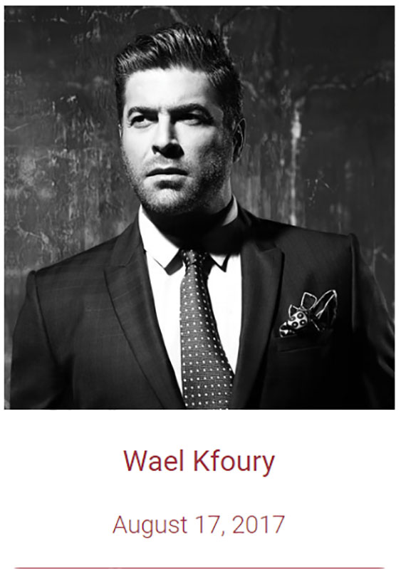 Wael Kfoury at Oumsiyat Zahle