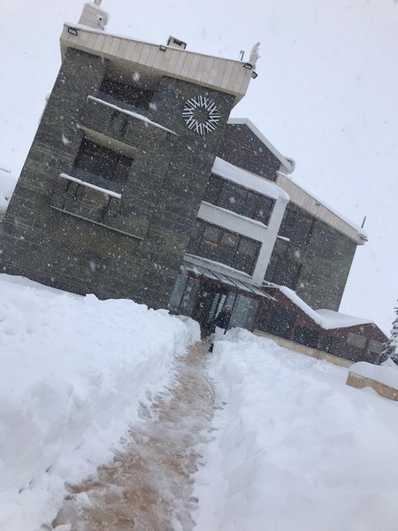 White Cedar Hotel during Winter