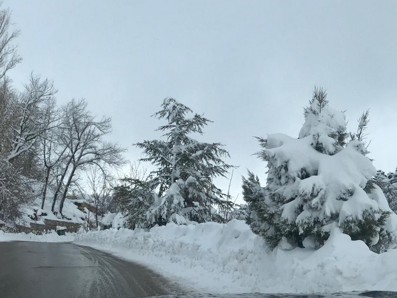 White Cedar Hotel during Winter