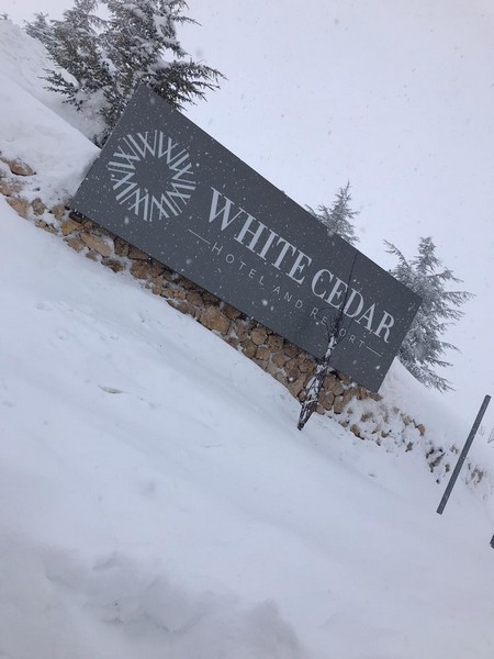 White Cedar Hotel during Winter