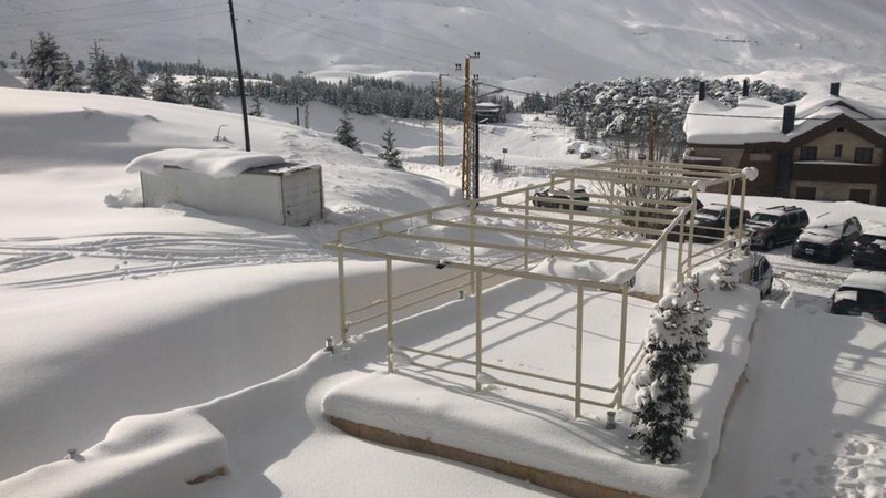 White Cedar Hotel during Winter
