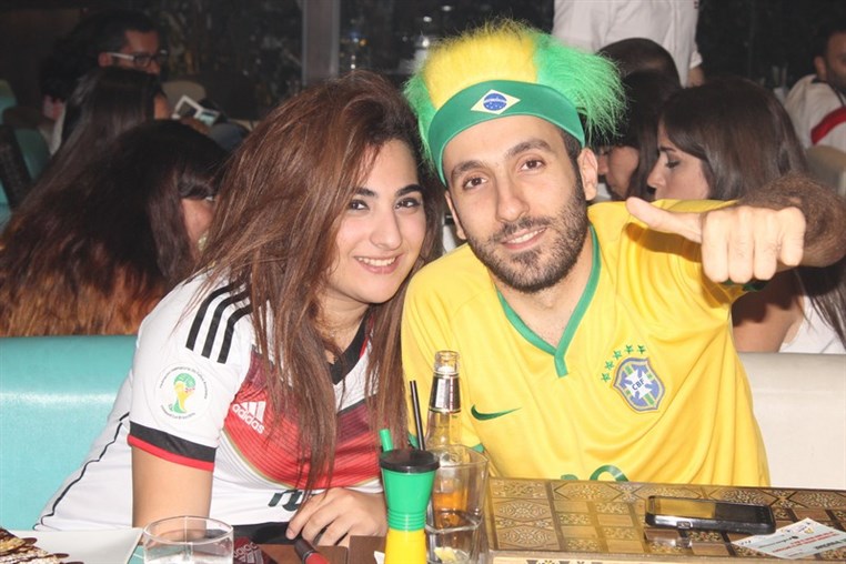 Brazil VS Colombia at Qube