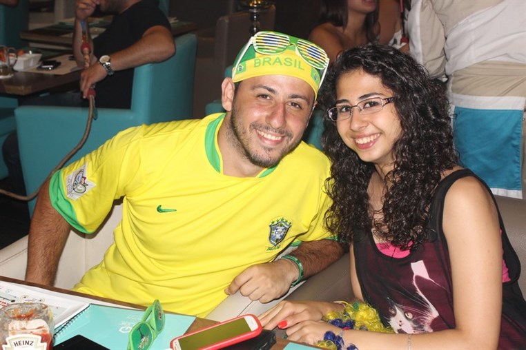 Brazil VS Colombia at Qube