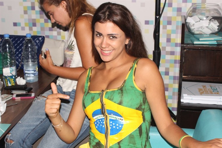 Brazil VS Colombia at Qube