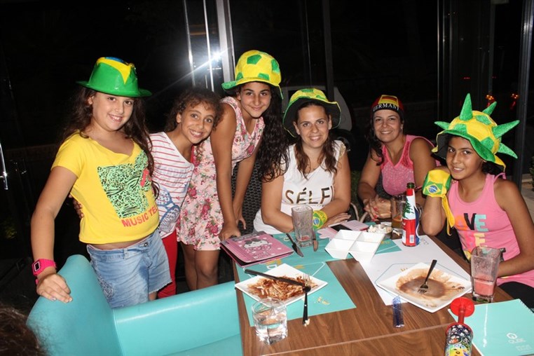 Brazil VS Colombia at Qube