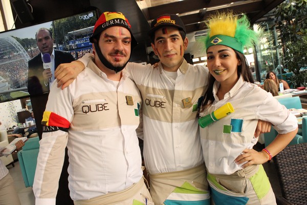 Germany VS Portugal at QUBE 