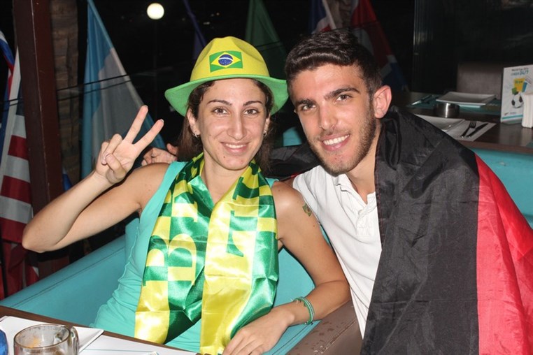 Brazil VS Colombia at Qube