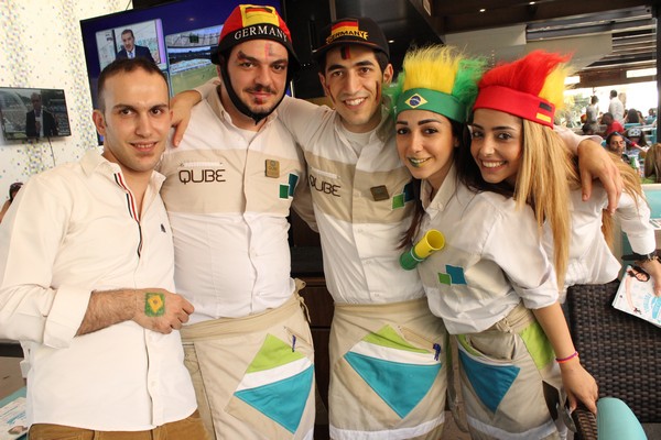 Germany VS Portugal at QUBE 