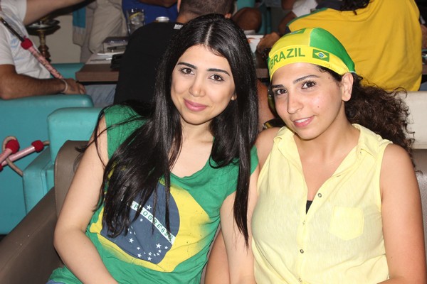 Brazil VS Cameroon at Qube cafe