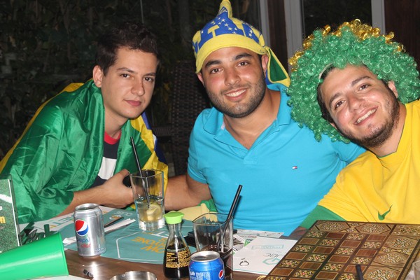 Brazil VS Cameroon at Qube cafe