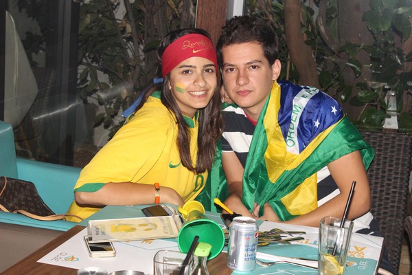 Brazil VS Cameroon at Qube cafe