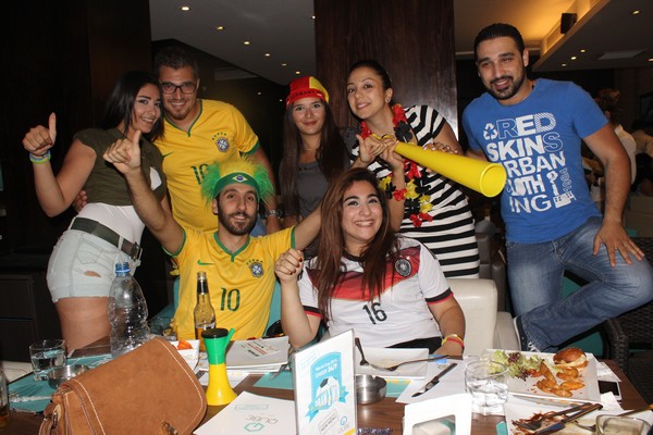 Brazil VS Cameroon at Qube cafe