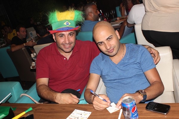 Brazil VS Cameroon at Qube cafe