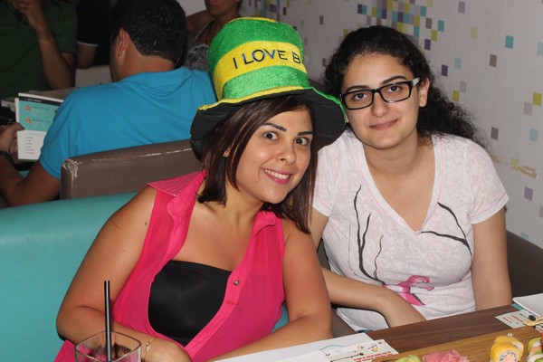 Brazil VS Cameroon at Qube cafe