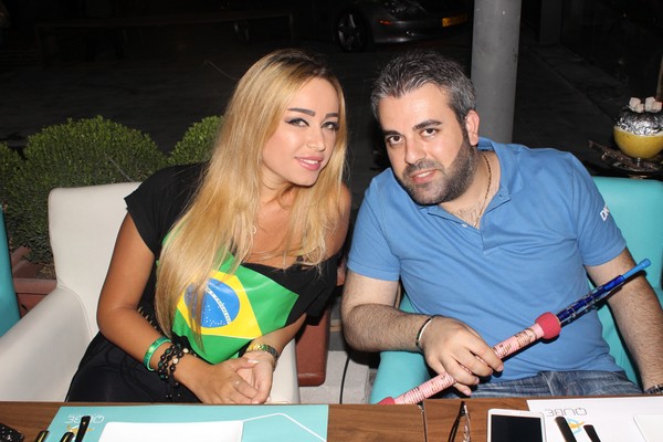 Brazil VS Cameroon at Qube cafe