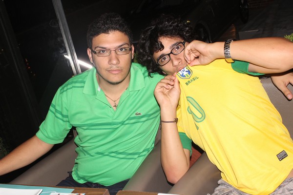 Brazil VS Cameroon at Qube cafe