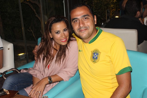 Brazil VS Cameroon at Qube cafe