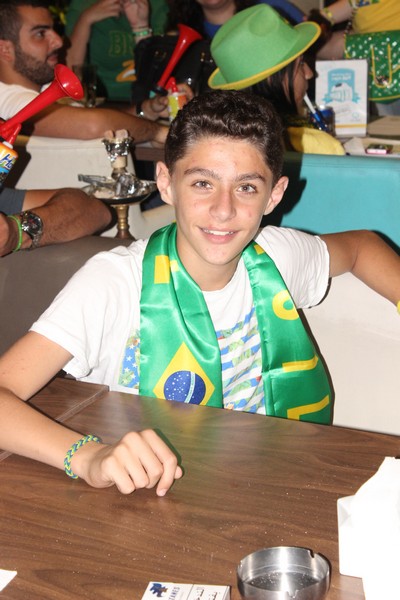 Brazil VS Cameroon at Qube cafe