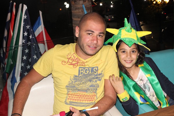 Brazil VS Cameroon at Qube cafe