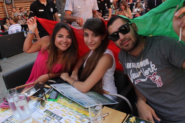 Germany VS Portugal at Pros Cafe