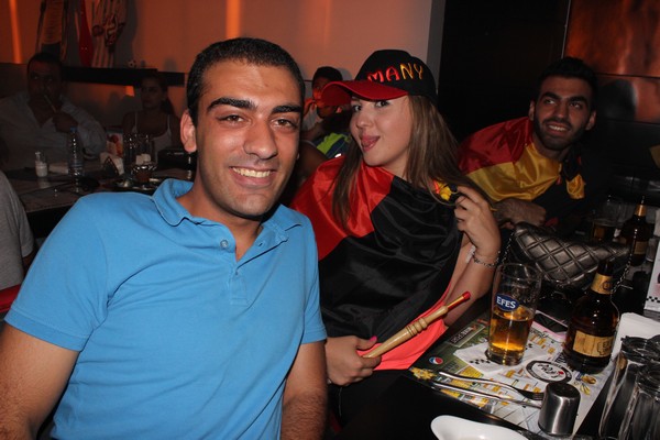 Germany VS Portugal at Pros Cafe