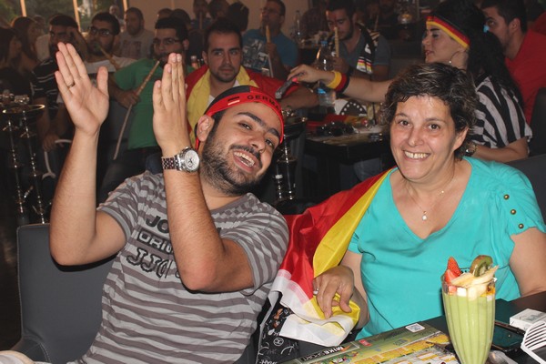 Germany VS Portugal at Pros Cafe