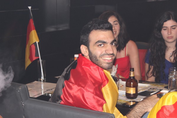 Germany VS Portugal at Pros Cafe