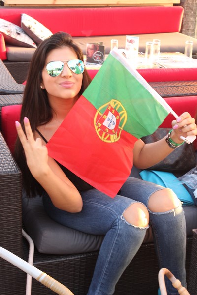 Germany VS Portugal at Pros Cafe