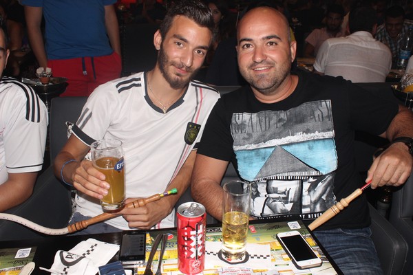 Germany VS Portugal at Pros Cafe